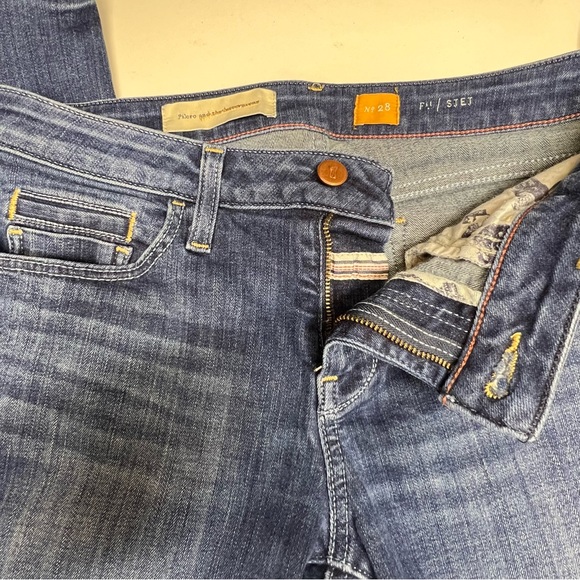 Anthropologie by Pilcro and the Letterpress Stet Fit Denim Skinny Jeans Sz 28 - Picture 9 of 16